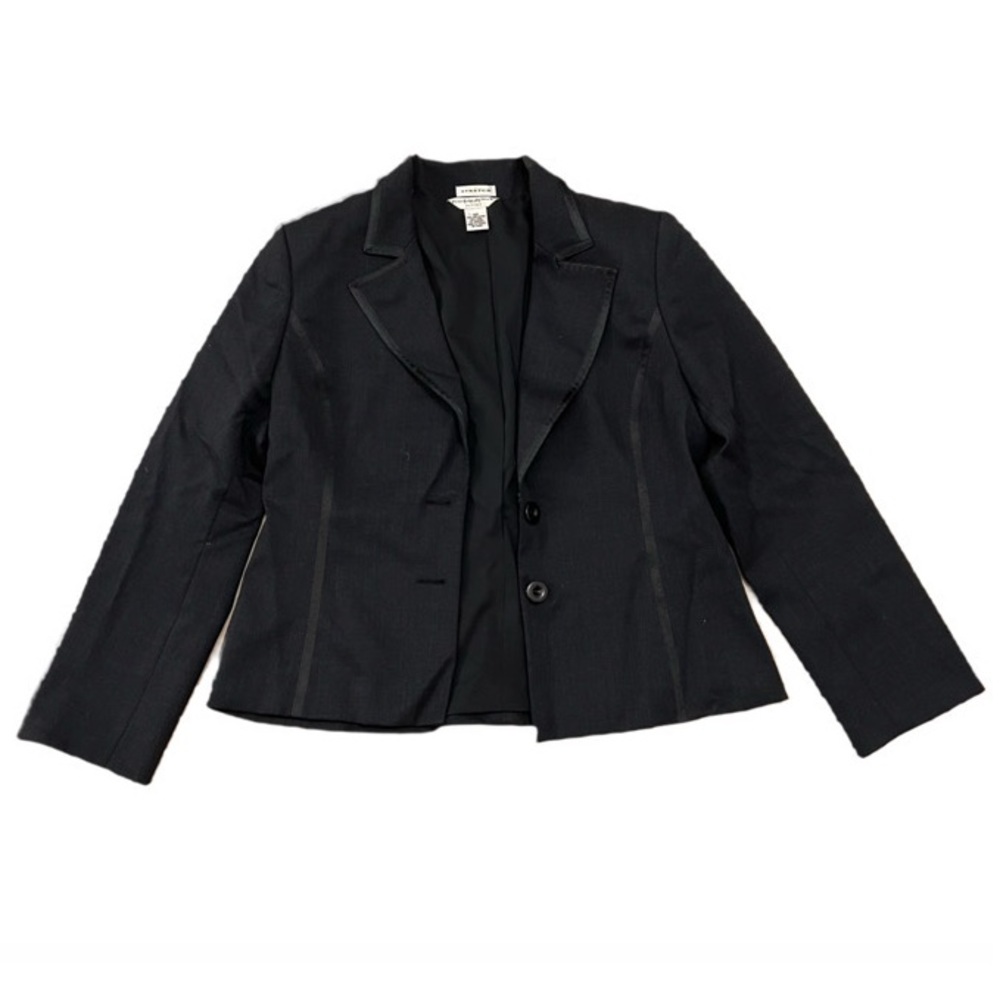 Vintage Preston and York Blazer, Size 12 Petite, Black